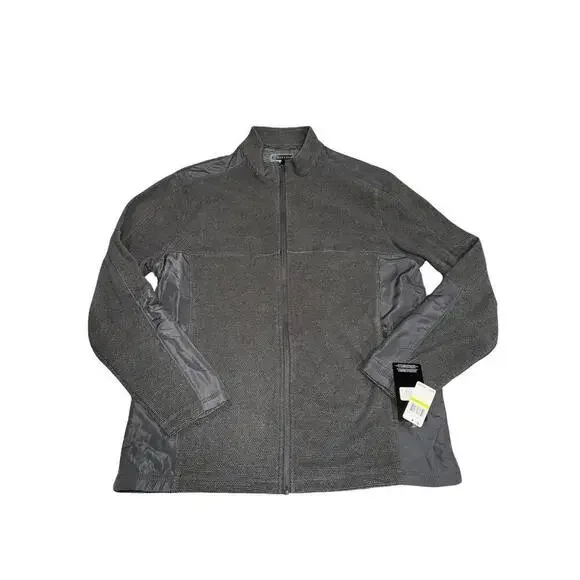 PGA Tour Men's Golf Full Zip Fleece Lined Jacket Gray - Size Large Medium. New - Picture 1 of 5